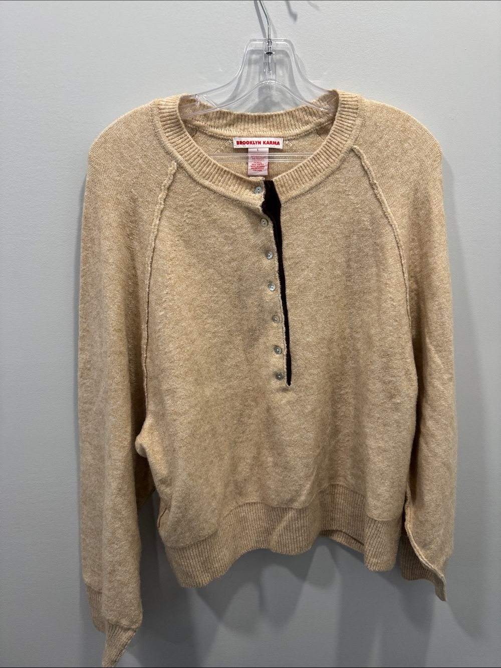 Brooklyn karma Henley Sweater